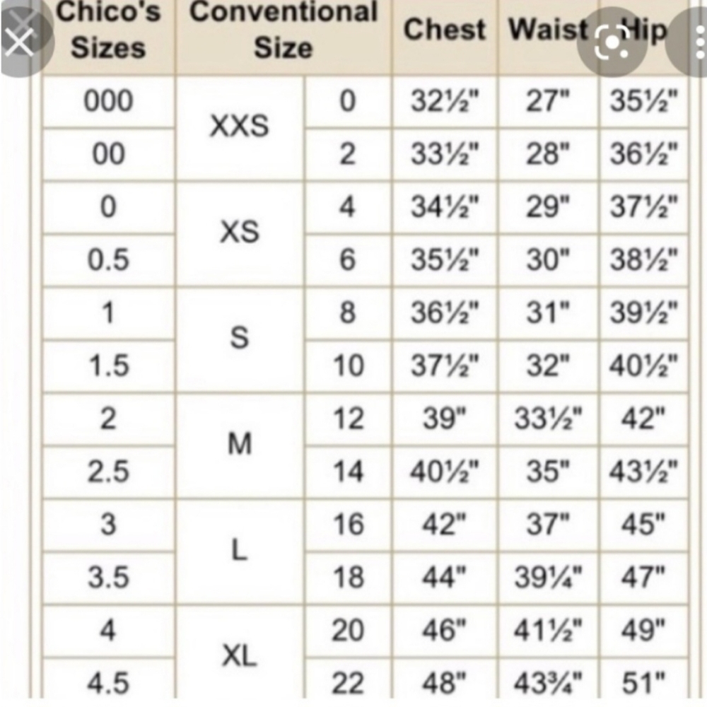 Chico's Size 1 Medium Blue 3/4 Sleeve V Neck - Picture 5 of 5
